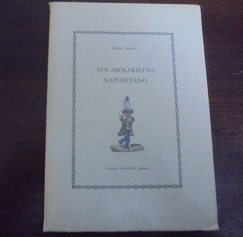 VOCABOLARIETTO NAPOLETANO Con un commento di Mario Stefanile. | Immagine principale