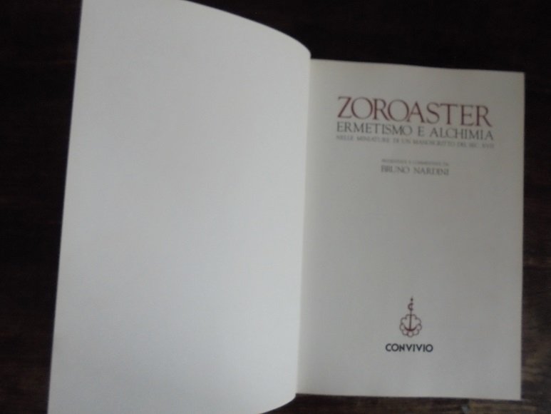 ZOROASTER ERMETISMO E ALCHIMIA NELLE MINIATURE DI UN MANOSCRITTO DEL …