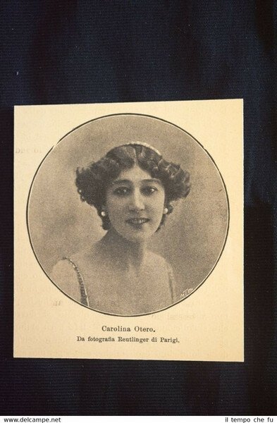 La ballerina spagnola Carolina Otero