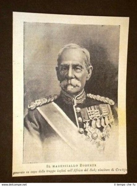 Maresciallo Roberts Generale Inglesi Africa Cronje