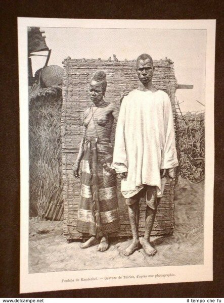 Africa nel 1889 Foulahs de Kandenbel