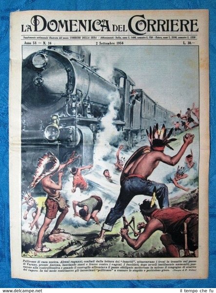 La Domenica del Corriere 2 settembre 1956 Varano - D.Dors,D.Hamilton …