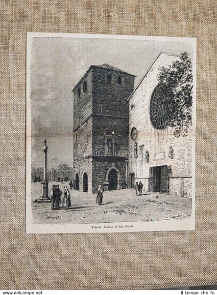 Trieste nel 1875 La Chiesa di San Giusto Friuli Venezia …