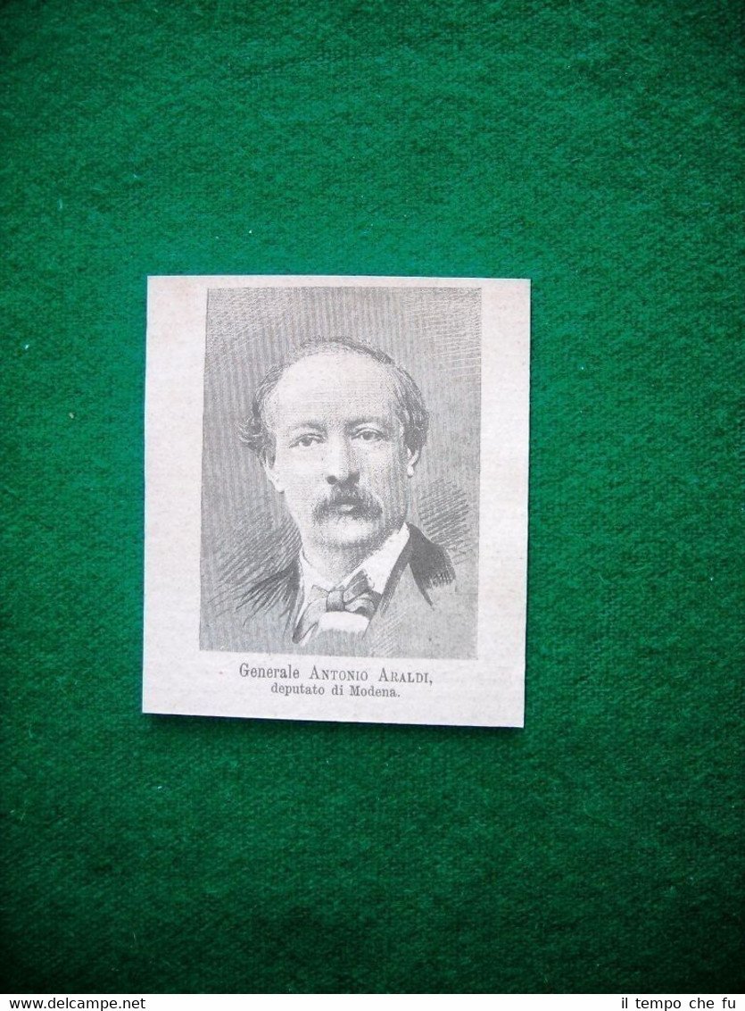 1882 - Generale Antonio Araldi, deputato di Modena