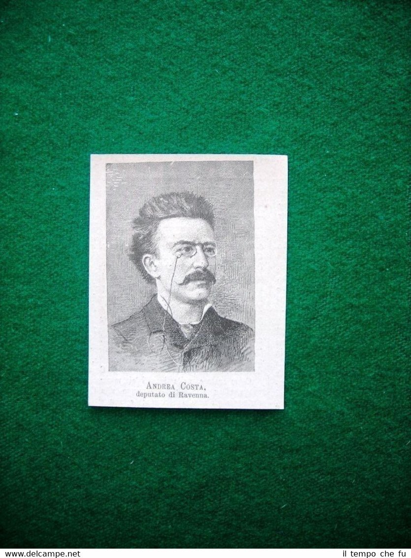 1882 - politico italiano Andrea Costa, deputato di Ravenna