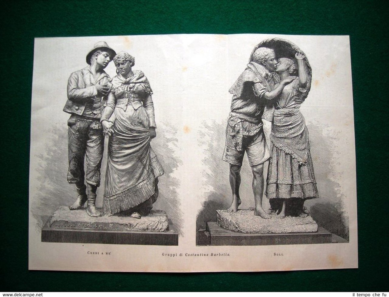 1885 - Gruppi, di Costantino Barbella: Credi a Me!, Soli