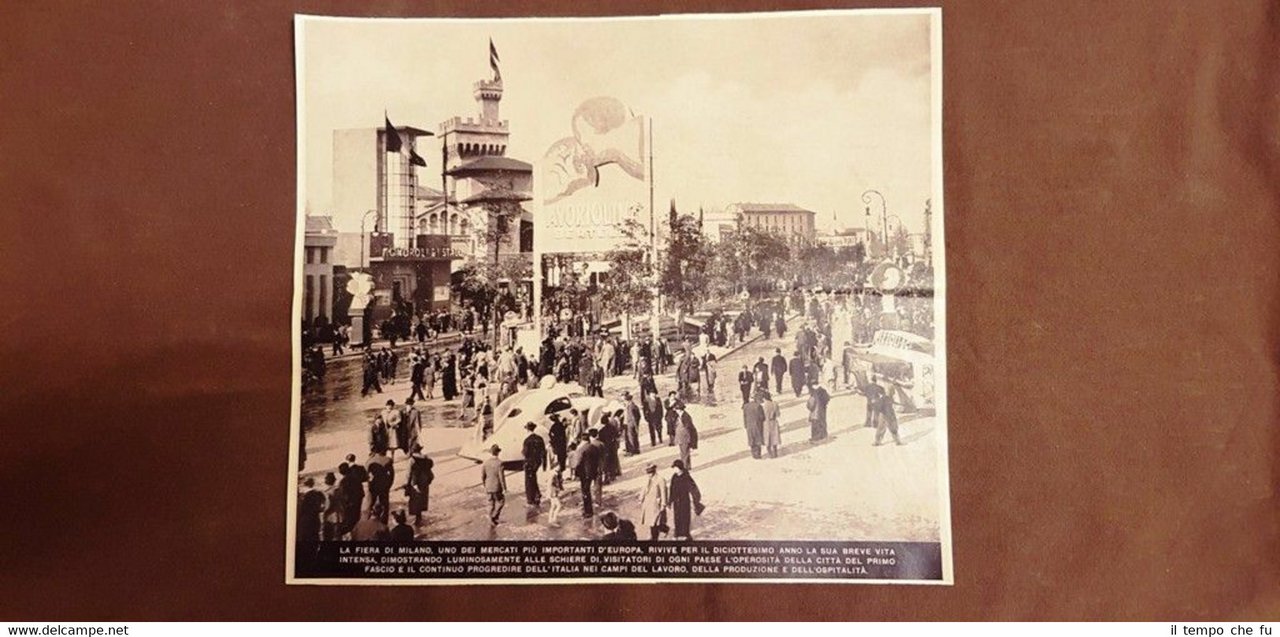 18a Fiera di Milano nel 1937 L'operosità della città del …