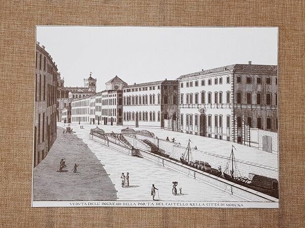 Modena nel 1789 Ingresso dalla Porta del Castello Emilia R. …
