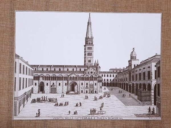 Modena nel 1790 La Cattedrale e la Piazza Emilia Romagna …