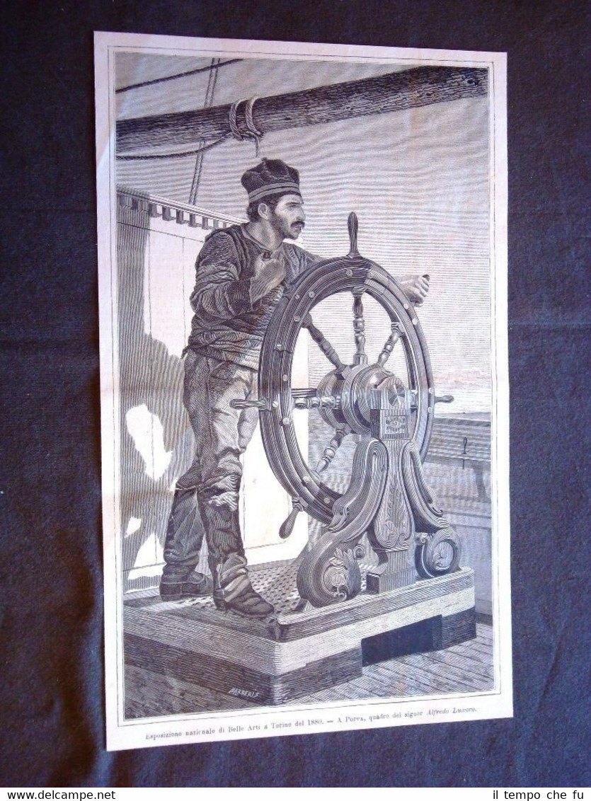 A Poppa Quadro di Alfredo Luxoro del 1880