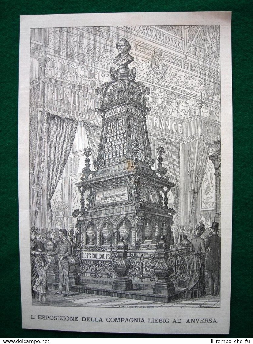 Ad Anversa nel 1886 - L'esposizione della compagnia Liebig