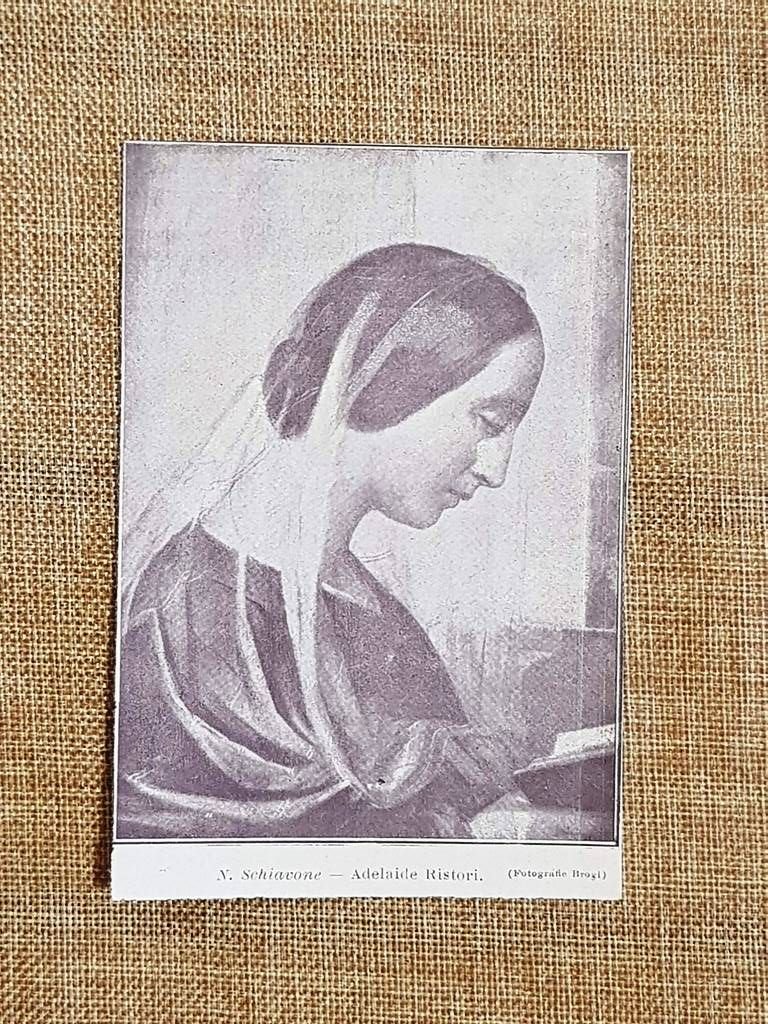 Adelaide Ristori - N. Schiavone Stampa del 1929