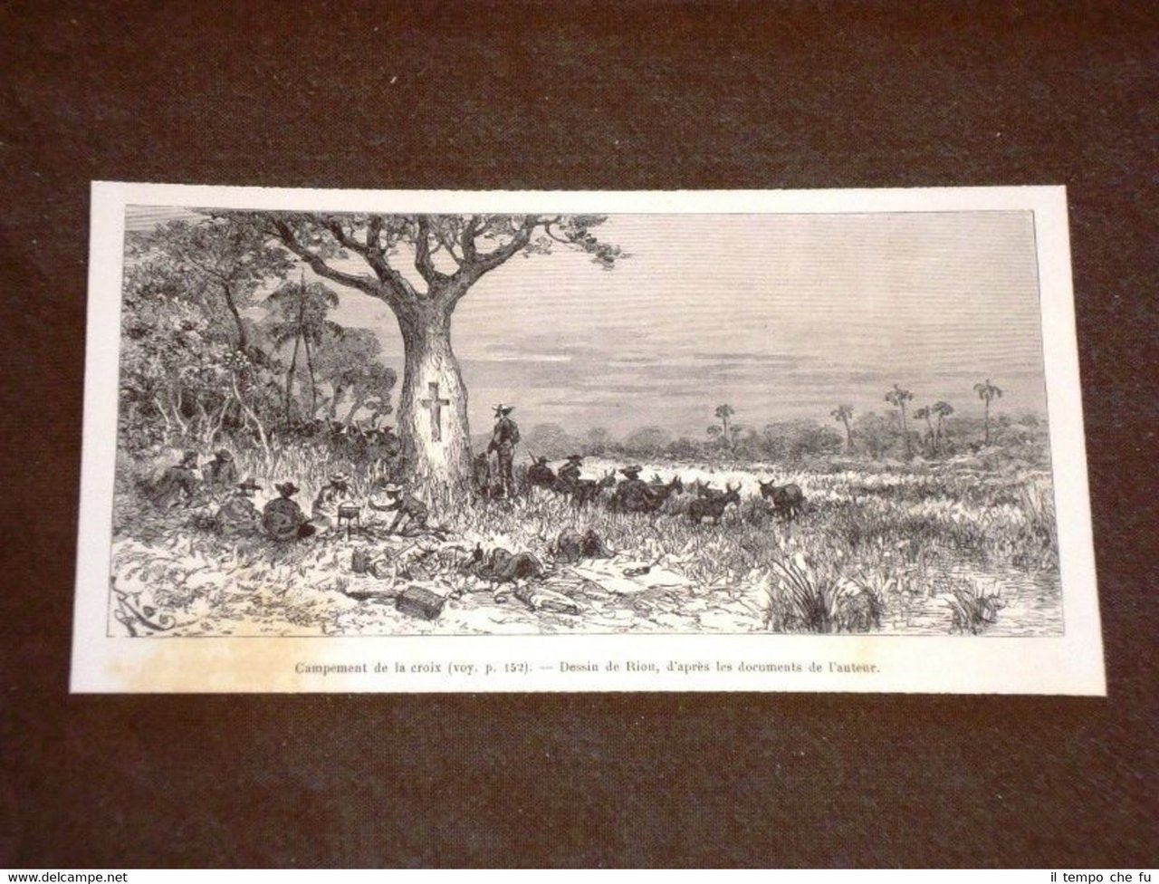Africa nel 1889 Campement de la croix Campo della croce …