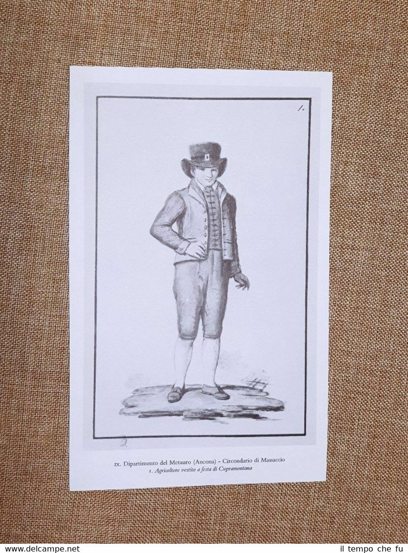 Agricoltore Villico Cupramontana Massaccio Metauro Ancona Regno Italico d'Italia