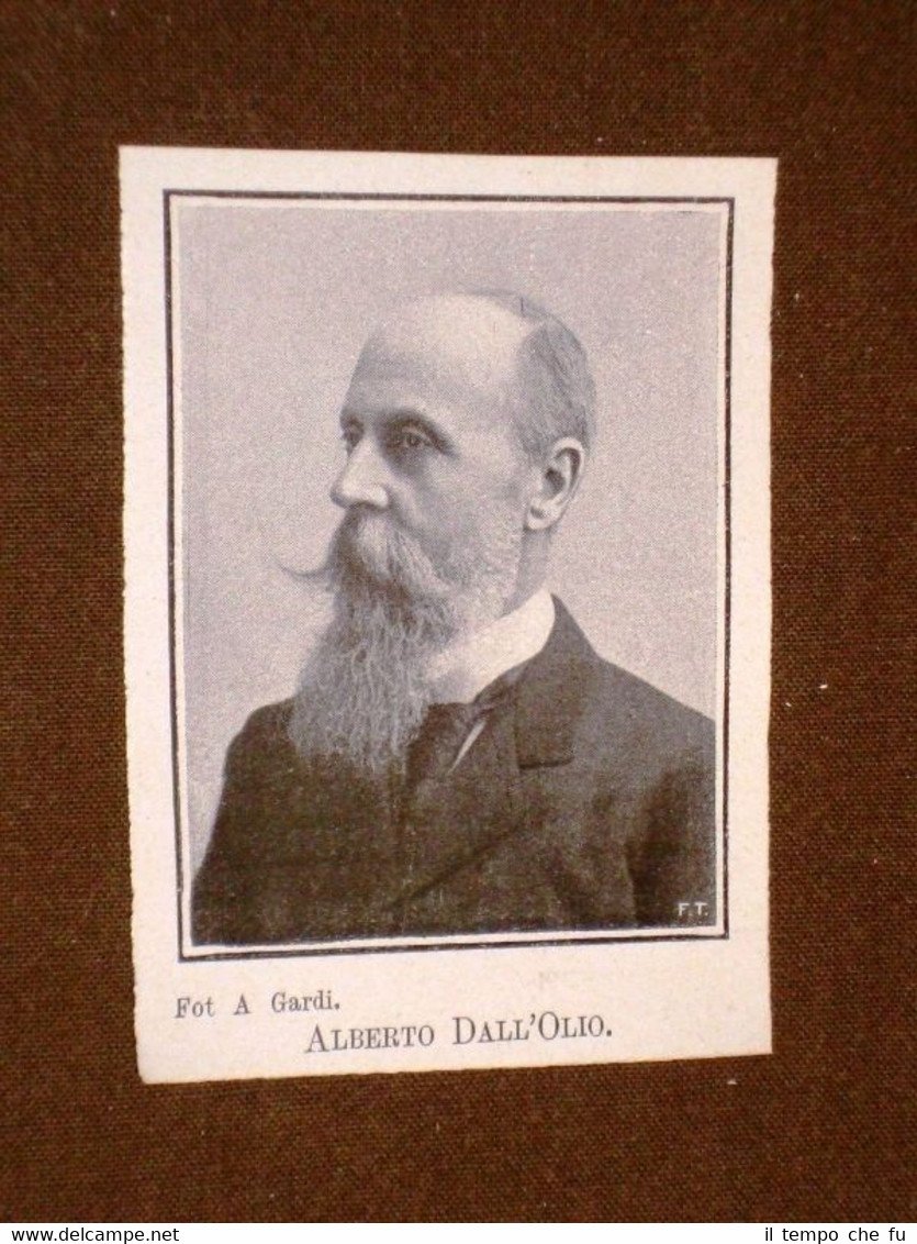 Alberto Dallolio di Bologna Senatore nel 1908