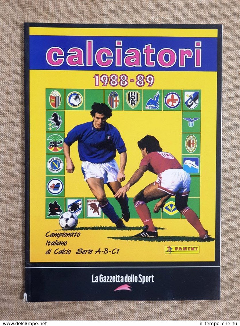 Album Calciatori Panini 1988-89 Inter Campione d'Italia La Gazzetta Ristampa