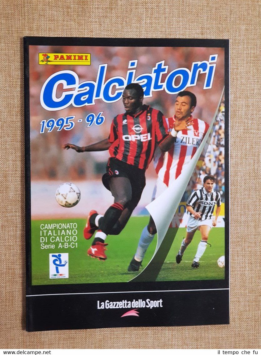 Album Calciatori Panini 1995-96 Milan Campione d'Italia La Gazzetta Ristampa