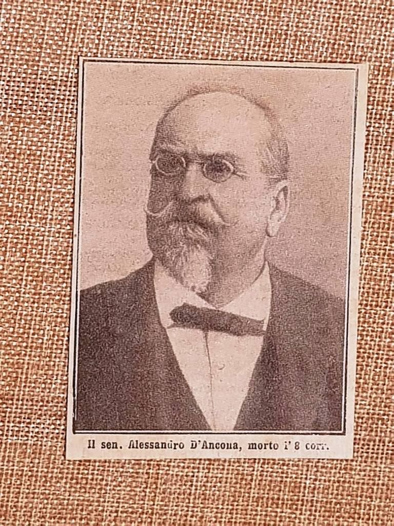 Alessandro D'Ancona Pisa, 20 febbraio 1835 – Firenze, 8 novembre …