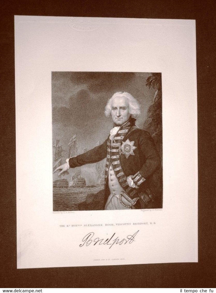 Alexander Hood I° Visconte di Bridport Ammiraglio 1726–1814