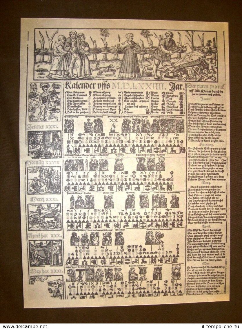 Almanacco per l'anno 1573 + Due mani per tre scrivani … | Immagine principale