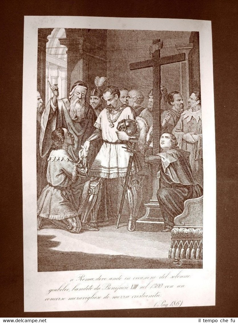 Amedeo V Il Conte grande Incisione del 1881 Dinastia di …