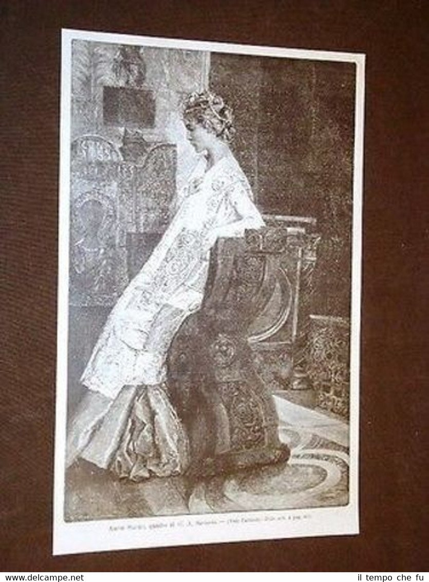 Amor sacro Quadro di G. A. Sartorio