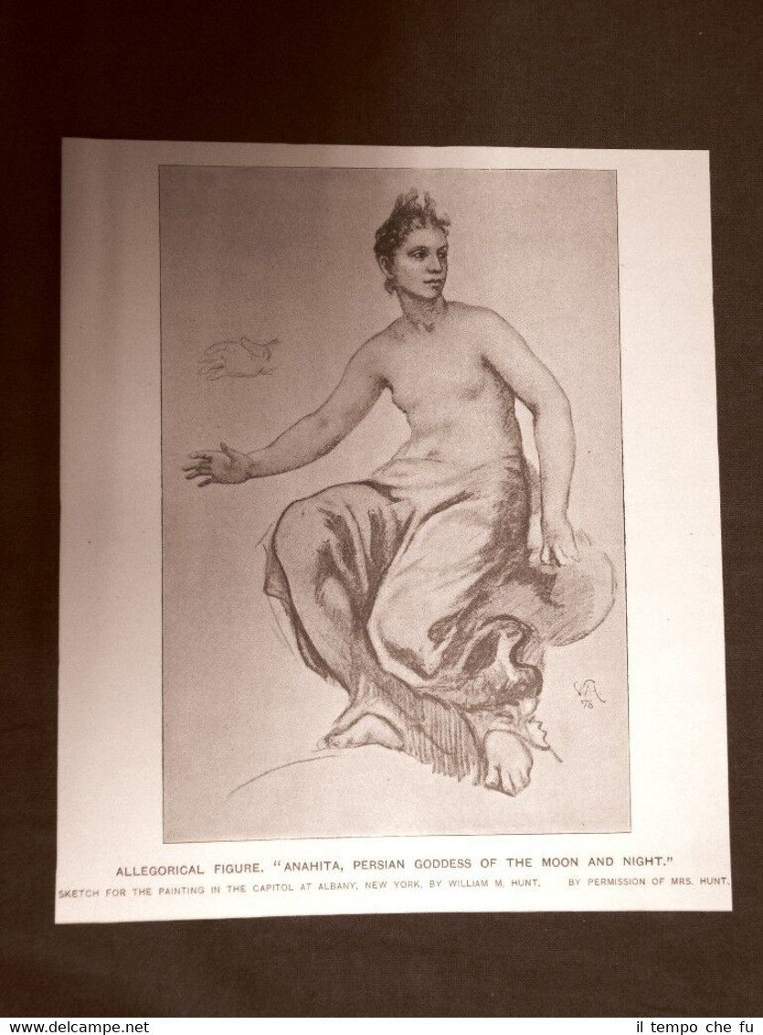 Anahita Divinità persiana della luna e della notte William Hunt … | Immagine principale