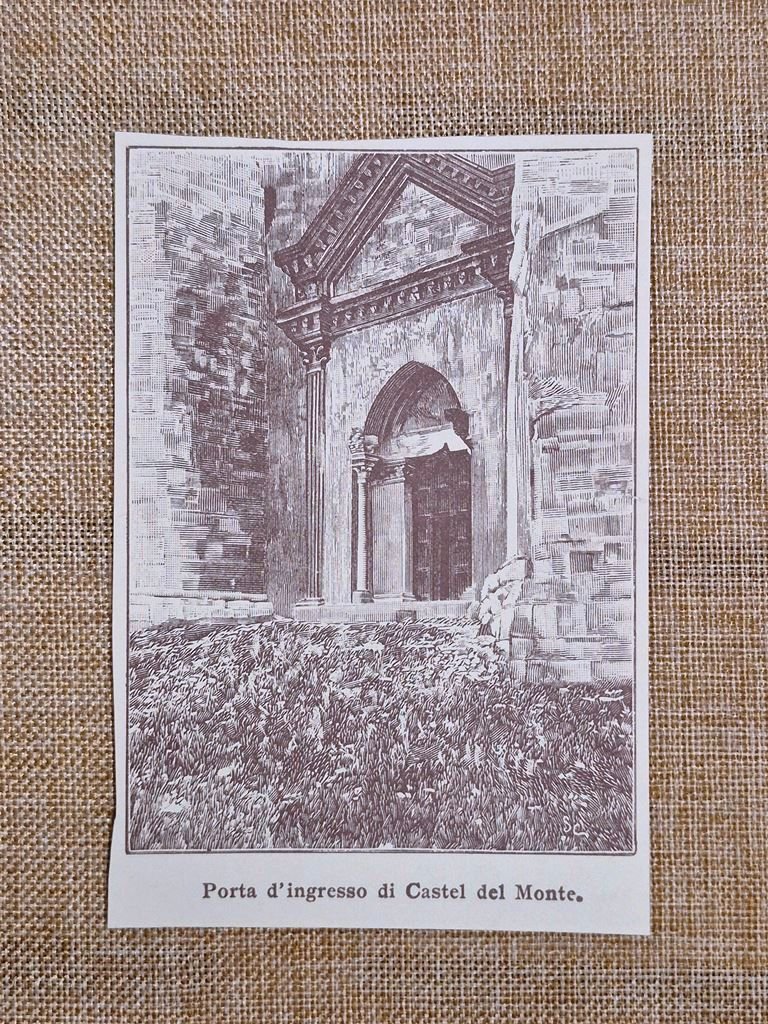 Andria nell'800 Porta d'ingresso di Castel del Monte Barletta - …