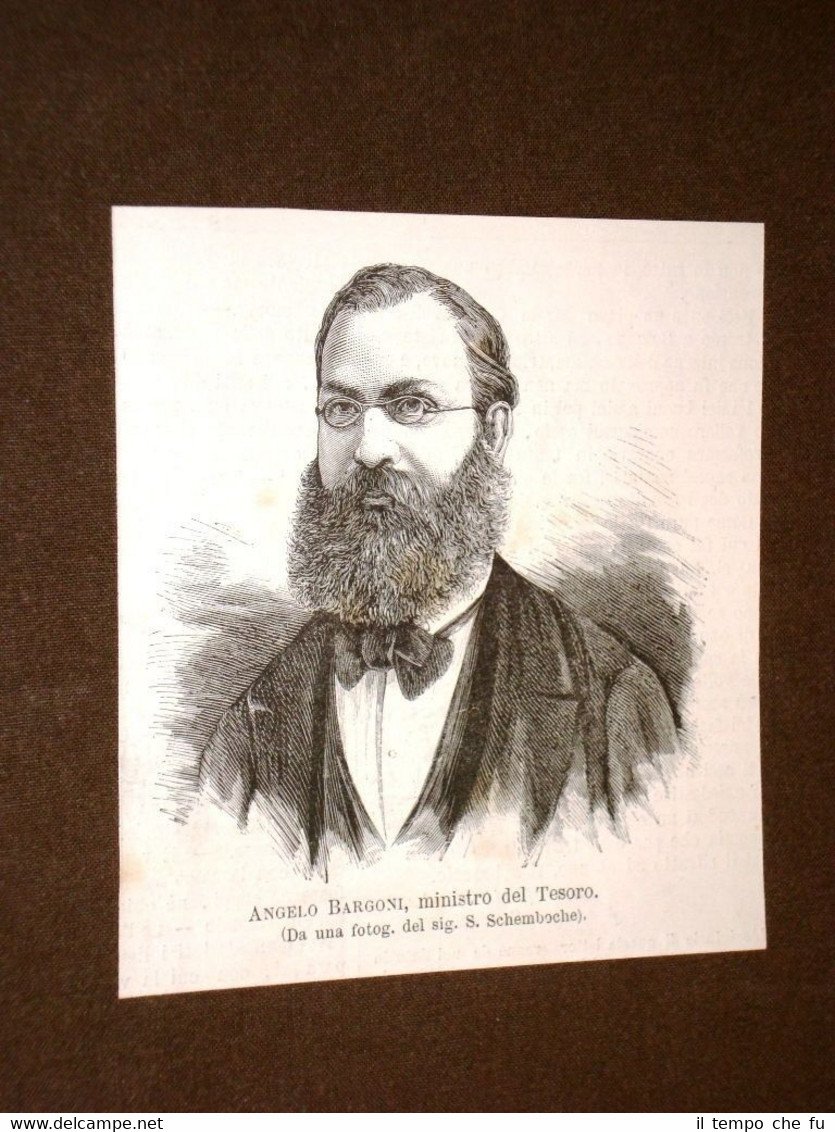 Angelo Bargoni nel 1878 Ministro Cremona, 26 maggio 1829 …