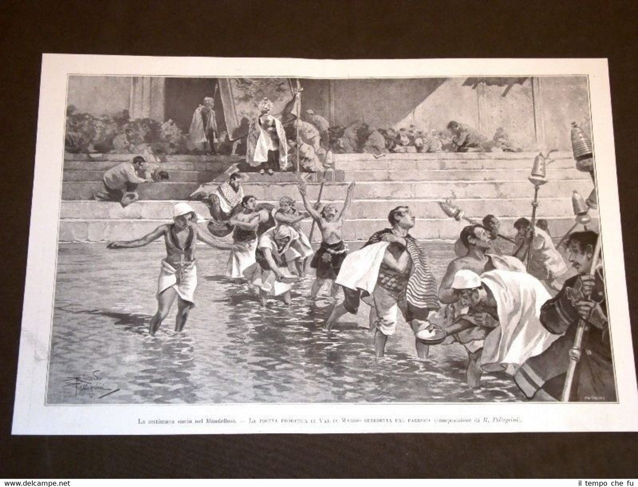 Anno 1907 Settimana Santa Mandellese Mandello Lario Piscina probatica + … | Immagine principale