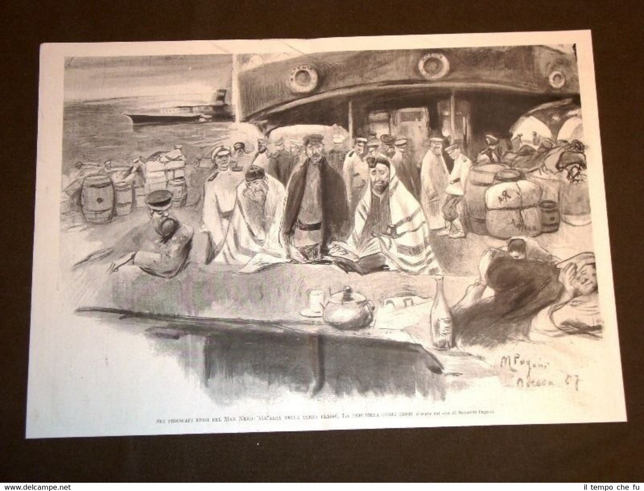 Anno 1907 Sui piroscafi di Russia Mar Nero 3a classe … | Immagine principale