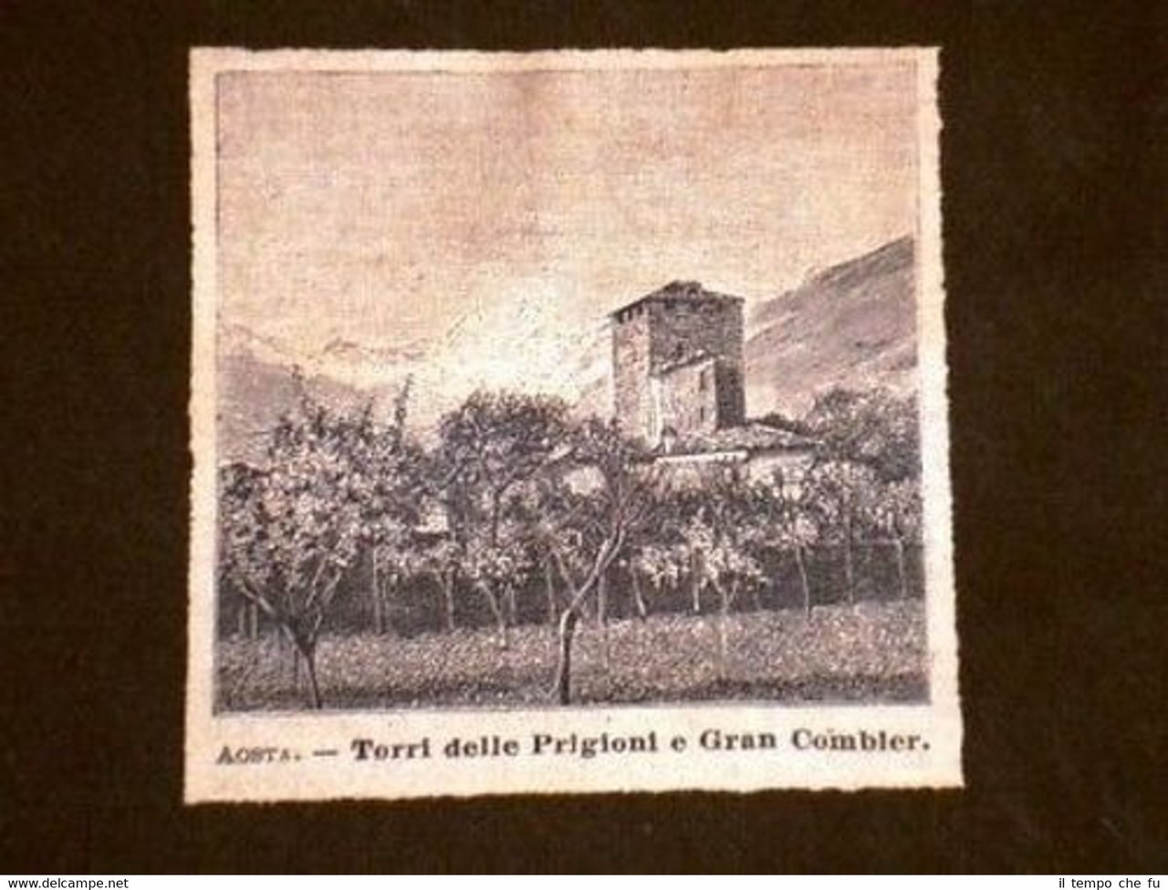 Aosta - Torri delle Prigioni e Gran Combler