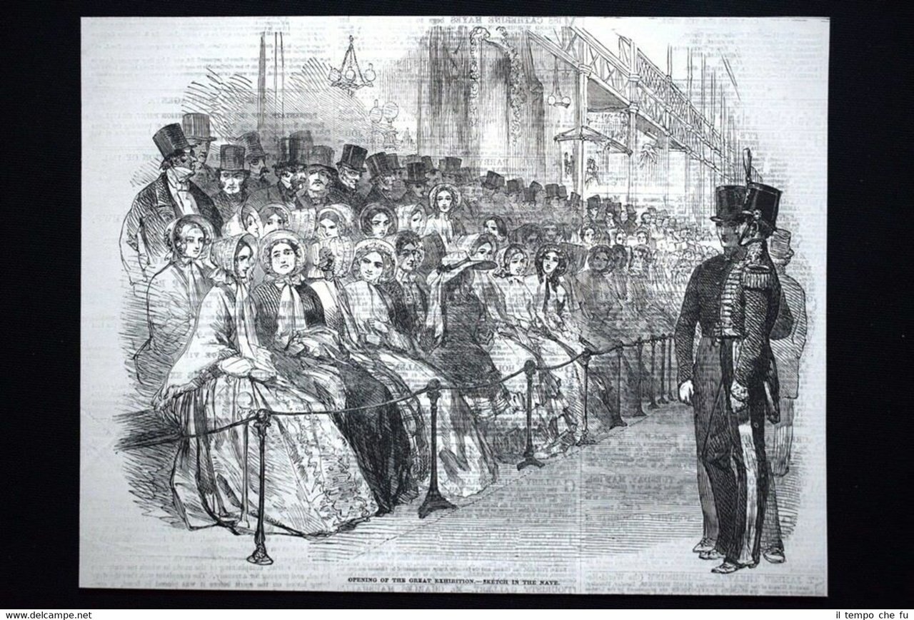 Apertura della Grande Esposizione di Londra del 1851 Incisione del …