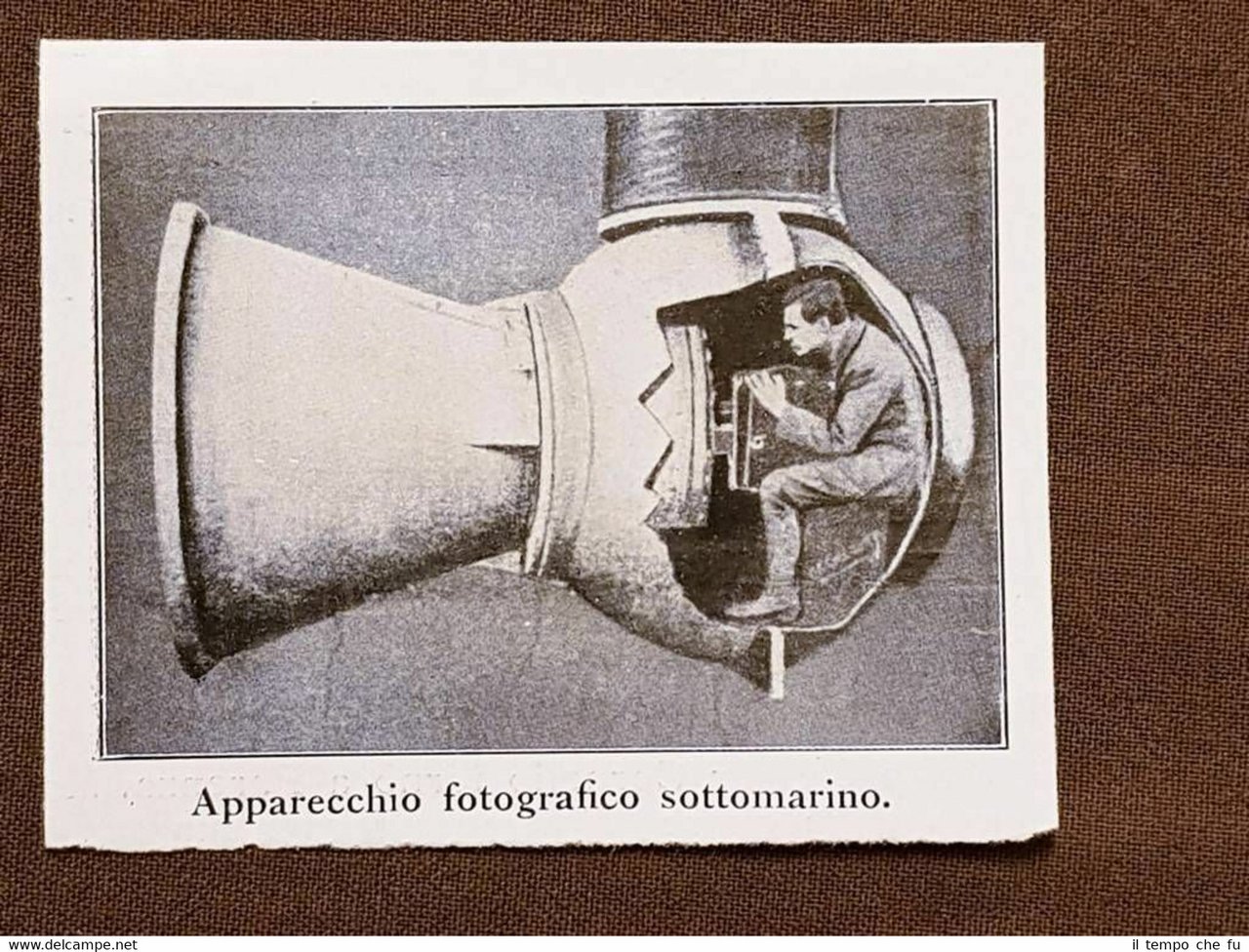 Apparecchio fotografico sottomarino Fotografia Stampa del 1915 | Immagine principale
