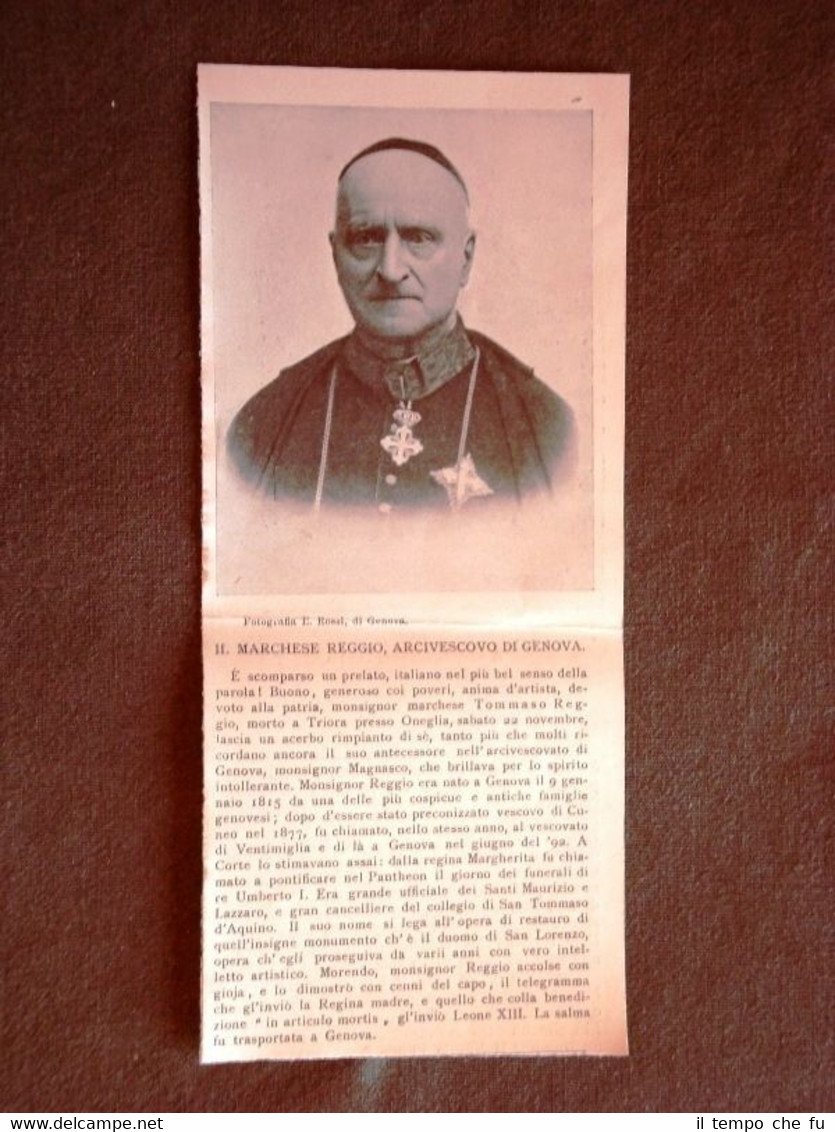 Arcivescovo di Genova Marchese Tommaso Reggio di Genova