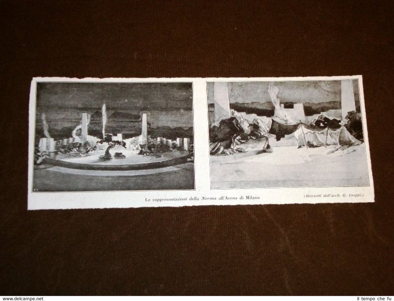 Arena di Milano nel 1920 Teatro Rappresentazioni della Norma di …