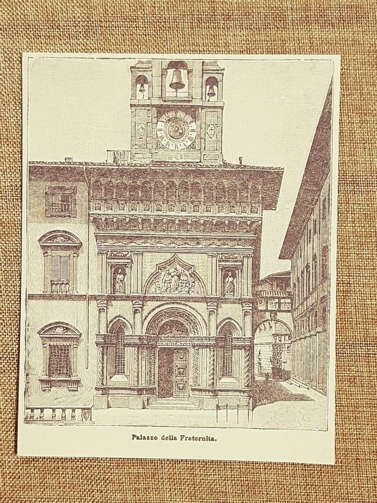 Arezzo nell'800 Palazzo della Fraternità Toscana