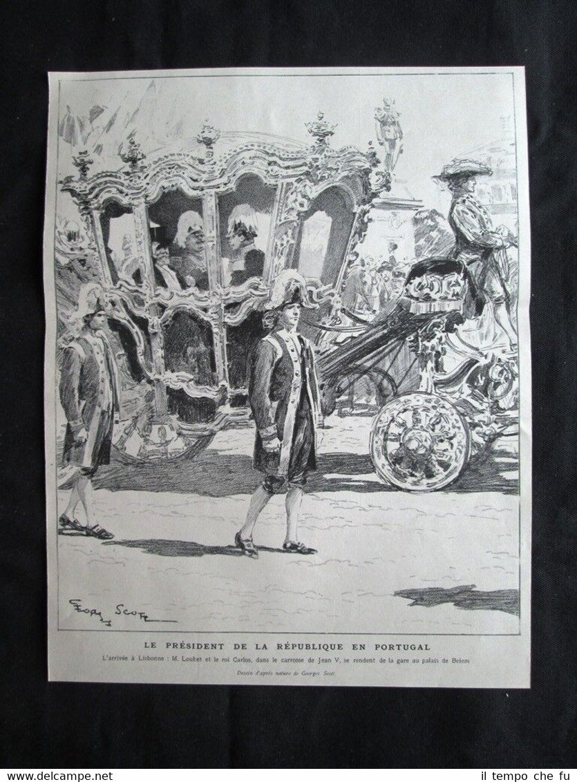 Arrivo a Lisbona di Emile Loubet e Re Carlo I … | Immagine principale