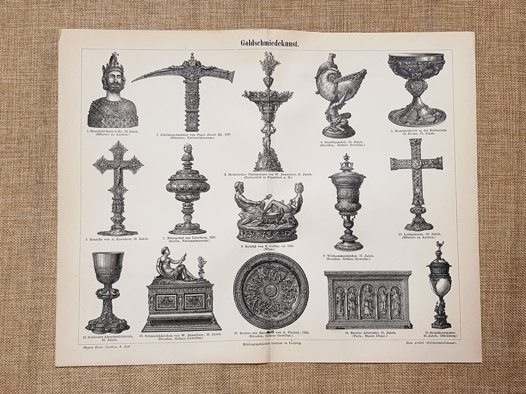 Arte orafa Tavola del 1890 | Immagine principale