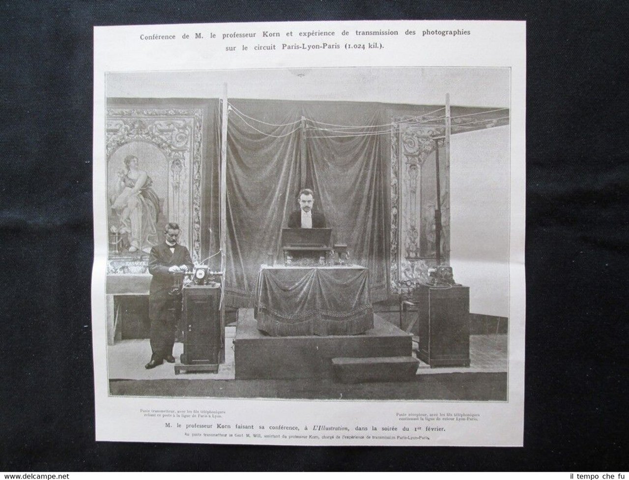 Arthur Korn e la sua conferenza sulla trasmissione di fotografie … | Immagine principale