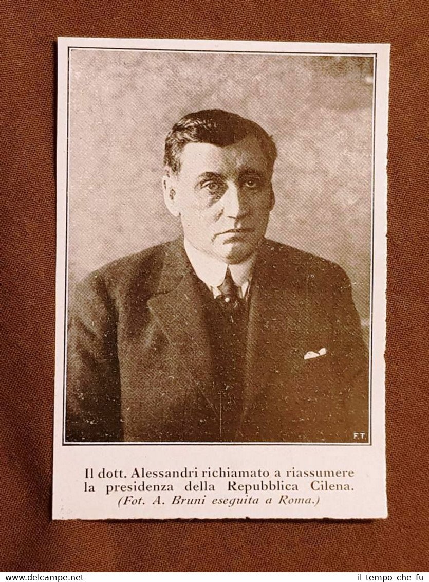 Arturo Alessandri Palma 1925 Longaví, 1868 – Santiago del Cile, …