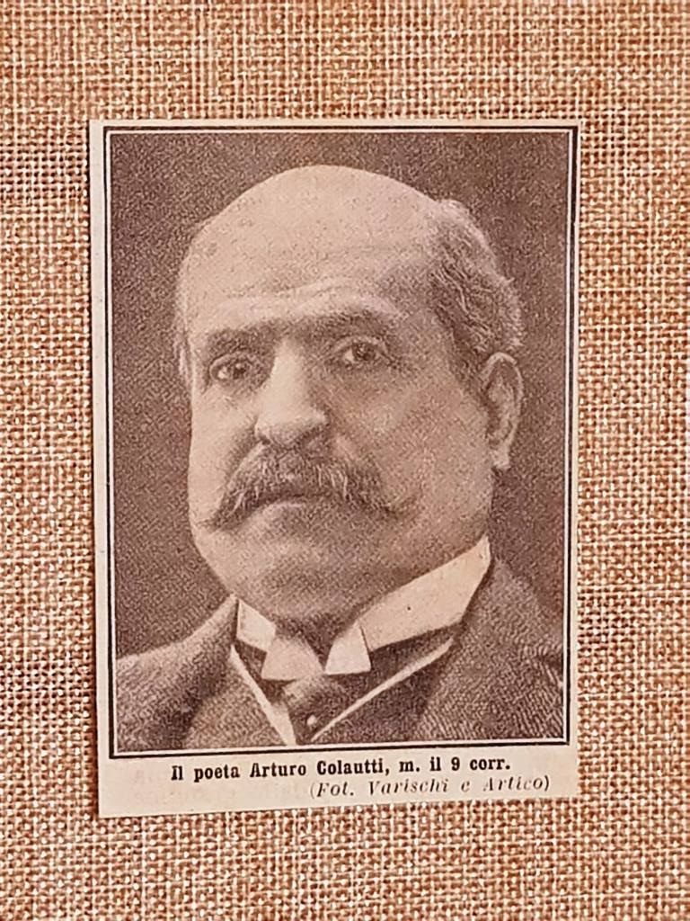 Arturo Colautti Zara, 9 ottobre 1851 – Roma, 9 novembre …