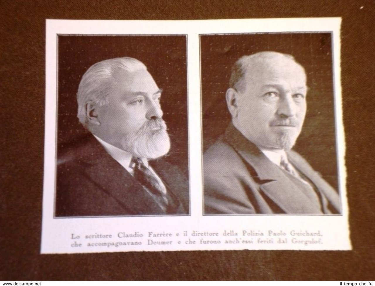 Assassinio Presidente di Francia Paul Doumer di Aurillac Farrère e …