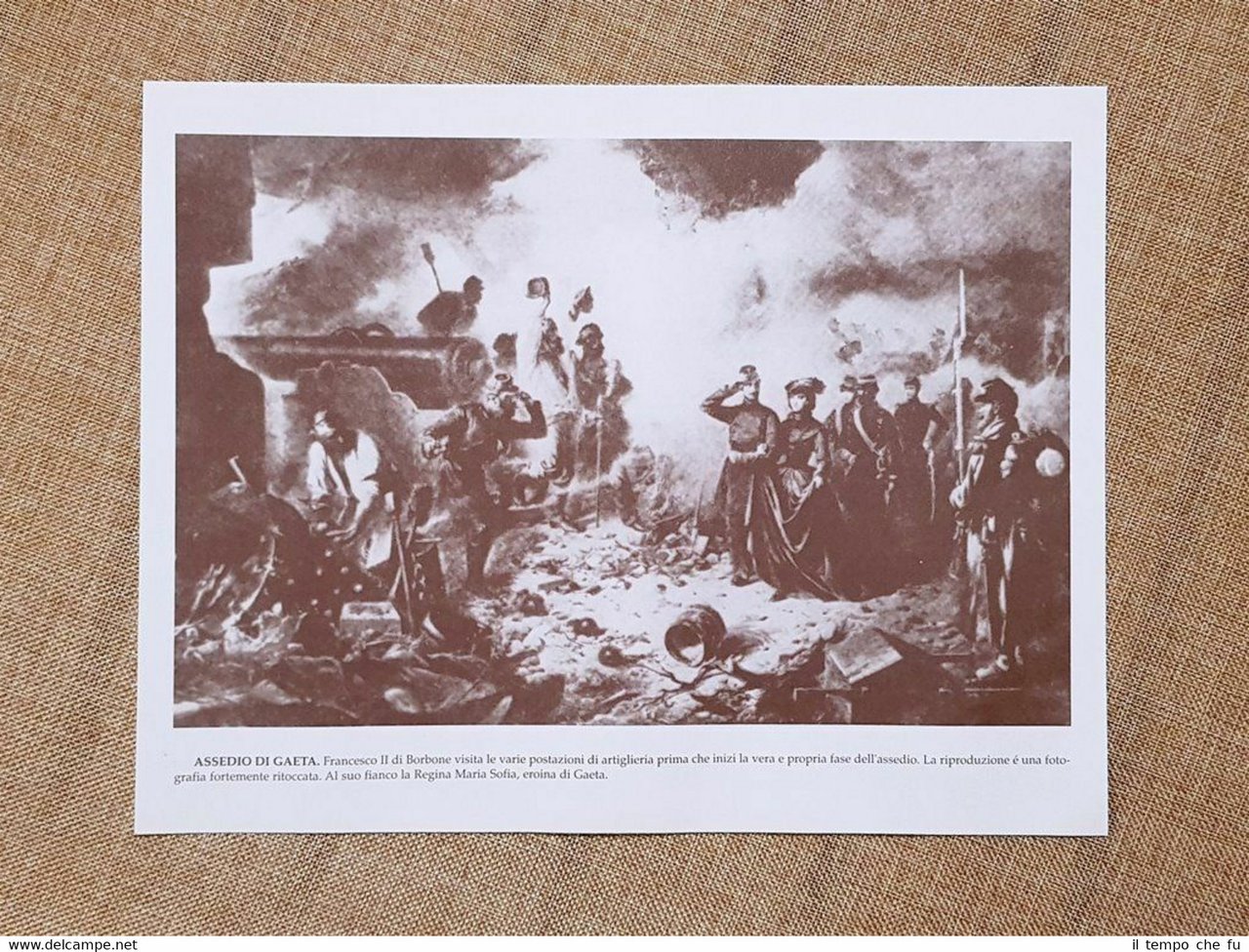 Assedio di Gaeta 1860 Francesco II di Borbone e Maria …