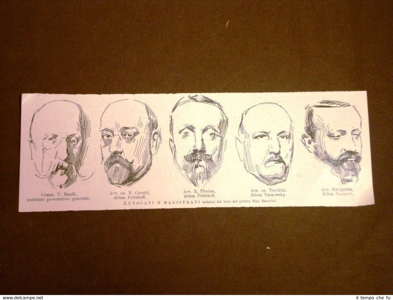 Assise di Venezia nel 1910 Processo dei Russi Avvocati e … | Immagine principale