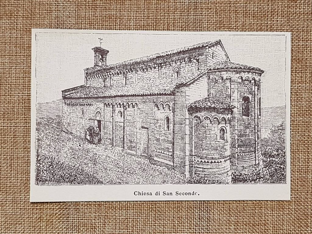 Asti nell'800 Chiesa di San Secondo Piemonte