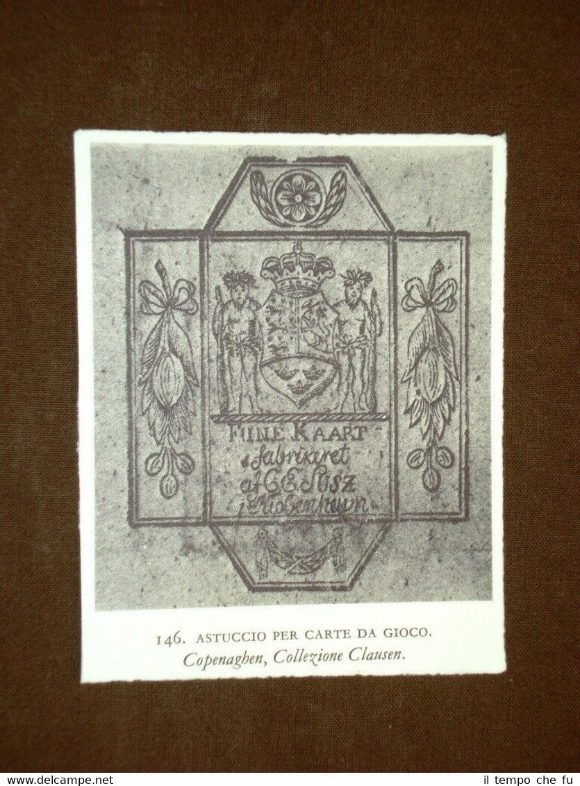 Astuccio per carte da gioco Coll. Clausen Stampa popolare scandinava … | Immagine principale