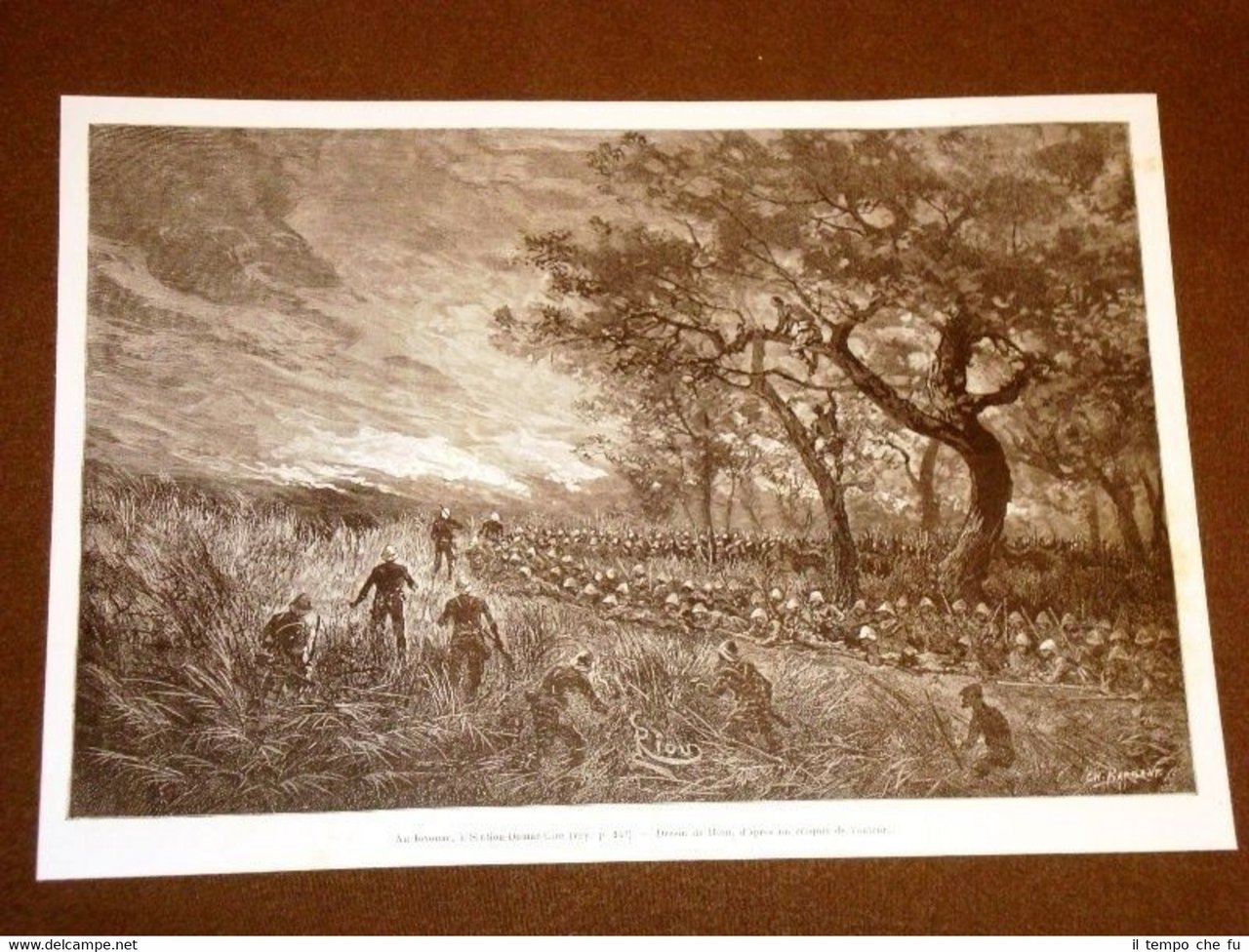 Au bivouac à Santiou Oumar Ciré en 1889