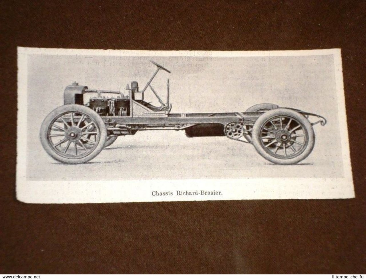 Auto e Automobilismo nel 1906 Chassis Richard - Brasier