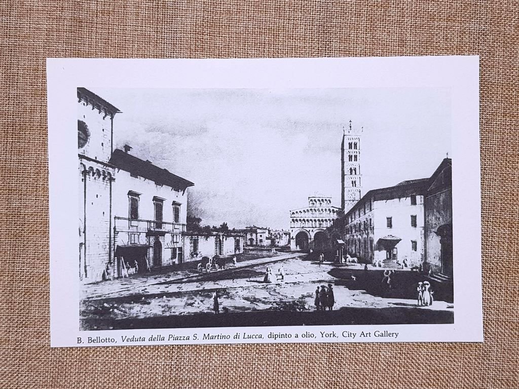 B. Bellotto Veduta Piazza San Martino Lucca 1740 York City … | Immagine principale